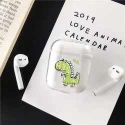 Plastový ochranný obal na AirPods sluchátka s potiskem dinosaura a jiné