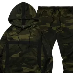 Mužská 2dílná sada Camo: Stylová sportovní mikina a jogger tepláky