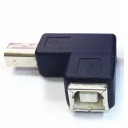 USB 2.0 Úhlový adaptér 90 ° - Muž a žena