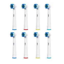 8ks Náhradní hlavice pro Braun oral B