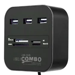 USB HUB a čtečka paměťových karet