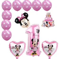 Set balónků Mickey & Minnie k prvním narozeninám 12 ks