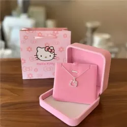 Dámský nebo dívčí náhrdelník se zirkony s přívěskem Hello Kitty