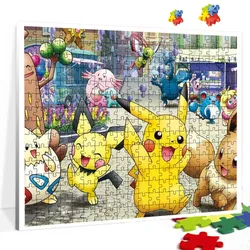 Trendy puzzle s obrázkem hrdinů z pohádek Pokémon - 300 ks