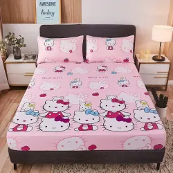 Ochranný Potah Na Matraci Sanrio Hello Kitty S Protiskluzovou Fixací