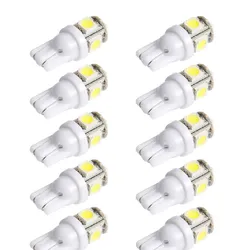 LED bílá žárovka do auta - 10 kusů