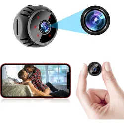 Mini skrytá špionážní kamera bezdrátové noční vidění Hd 1080p detekce pohybu pro Apple/Android