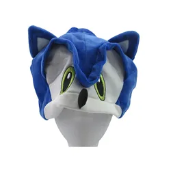 Sonic čepice Cosplay Sonic Doplněk ke kostýmu Sonic Plyšová čepice