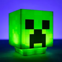 Noční lampička Creeper Minecraft s LED barevným osvětlením